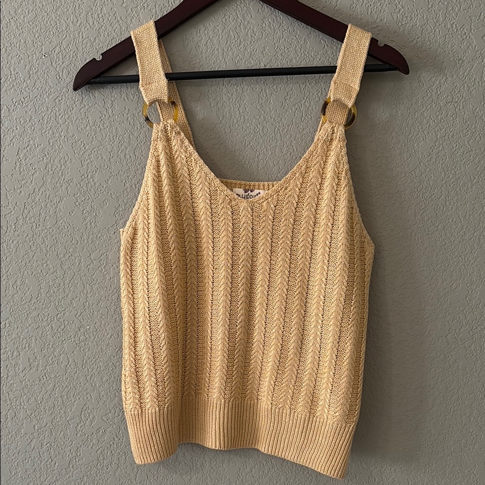 Elegant Cream Knit Top